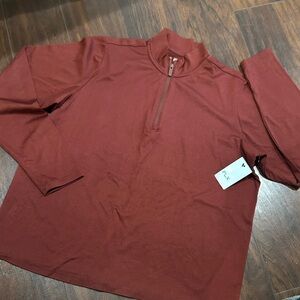 NWT Mens FLX Active/Outdoor Athleisure Quarter Zip